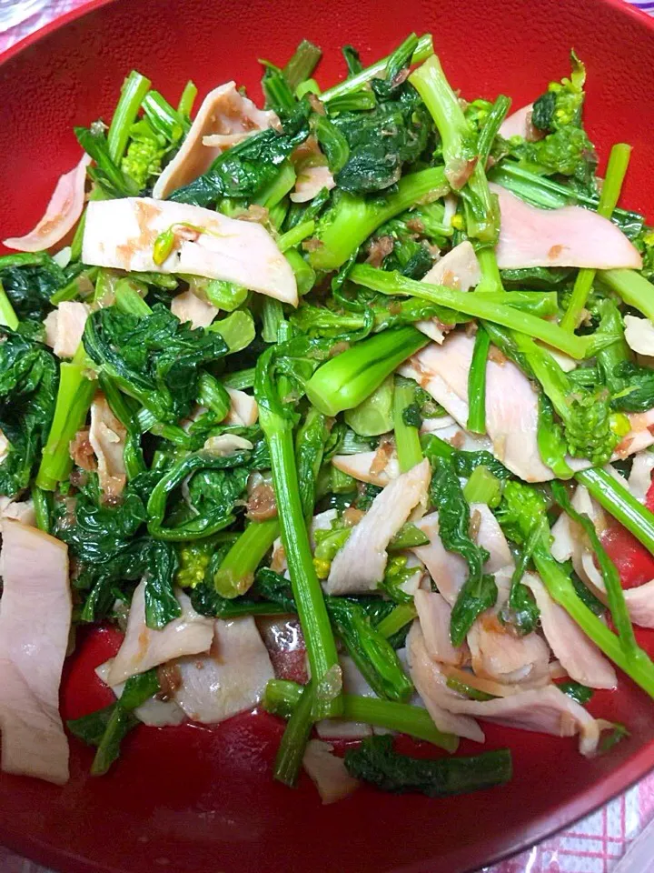 Sauteed spinach with ham|jans floraさん