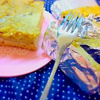 Snapdishの料理写真:焼き芋でリメイク♪超簡単お芋のcake＼(^^)／|りこぴんさん