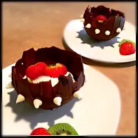 Cute dessert base chocolate|Michelle lawrenceさん