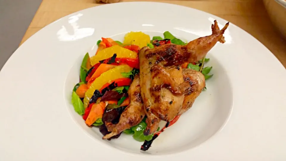 quail salad|Stephen Harrisonさん