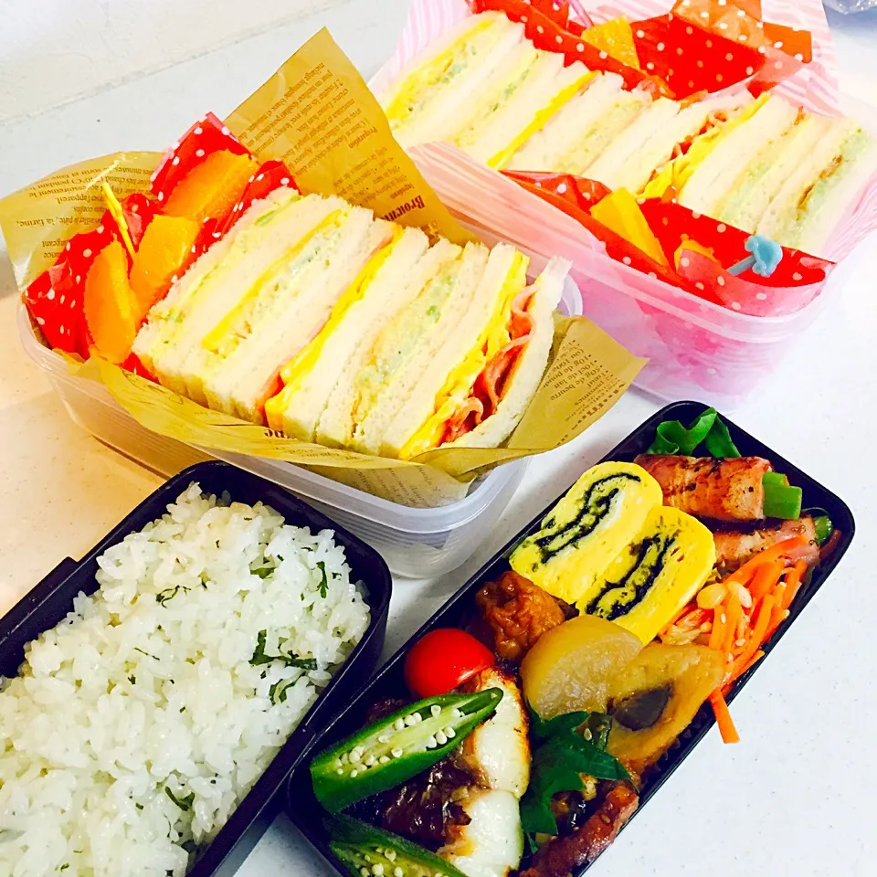 Snapdishの料理写真:旦那さん弁当|ゆうさん