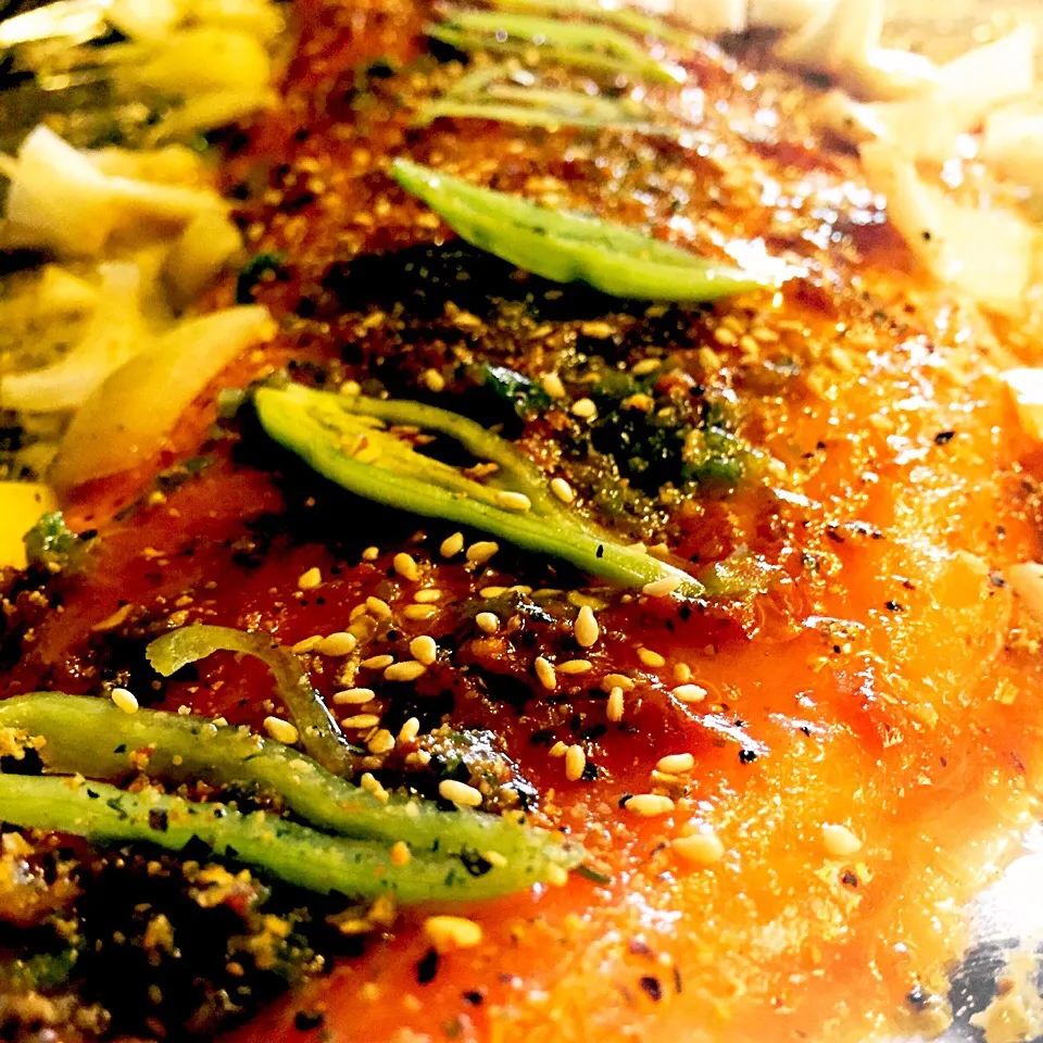 Snapdishの料理写真:Oven Baked Salmon|kavita maharajさん