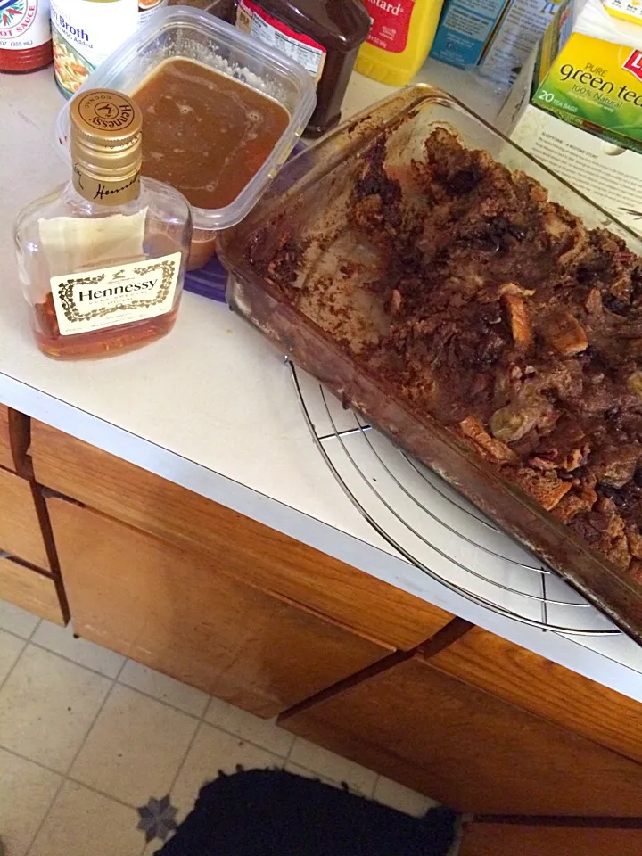 Chocolate bannana nut bread pudding|amaja bryantさん