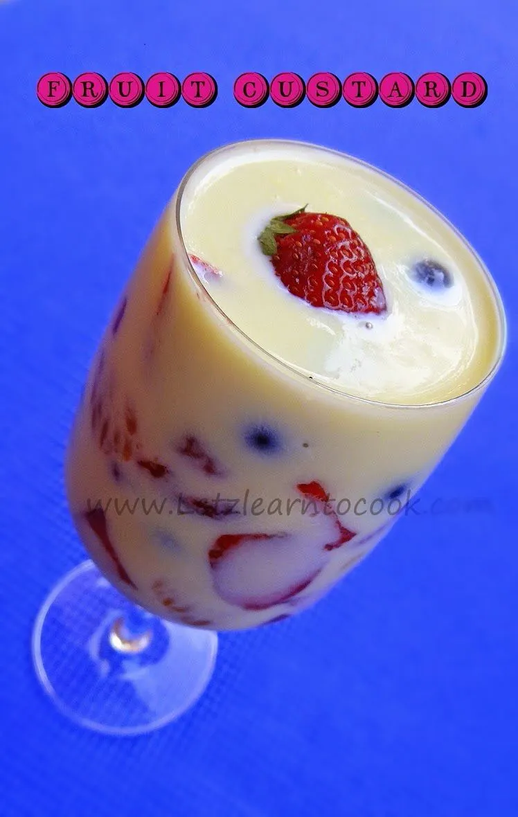 Fruit Custard|Letzlearntocookさん