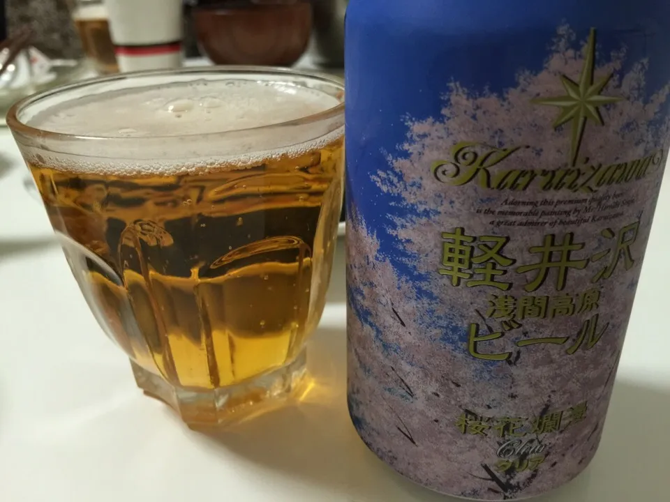 帰宅したらとても美味しいビールが用意されていました。 軽井沢浅間高原ビール桜花爛漫|sniper66さん