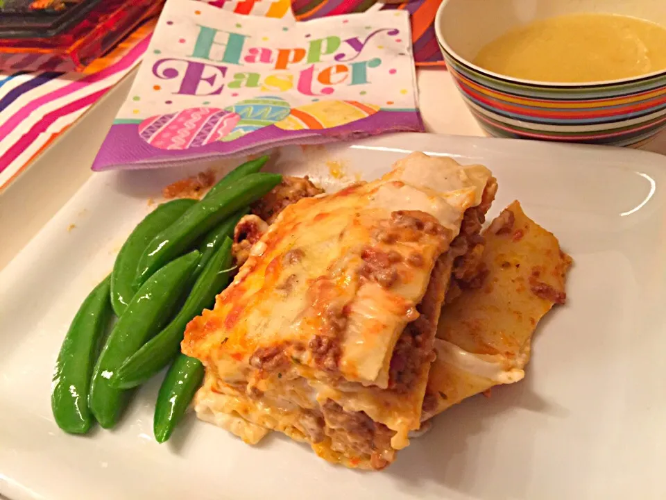 Snapdishの料理写真:Lasagna for Easter/ ラザニア|KyokoKさん