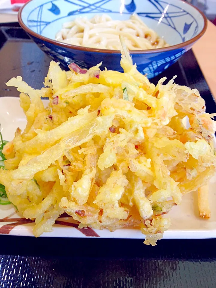 丸亀製麺 ぶっかけうどん＆野菜かき揚げ|yumikoさん