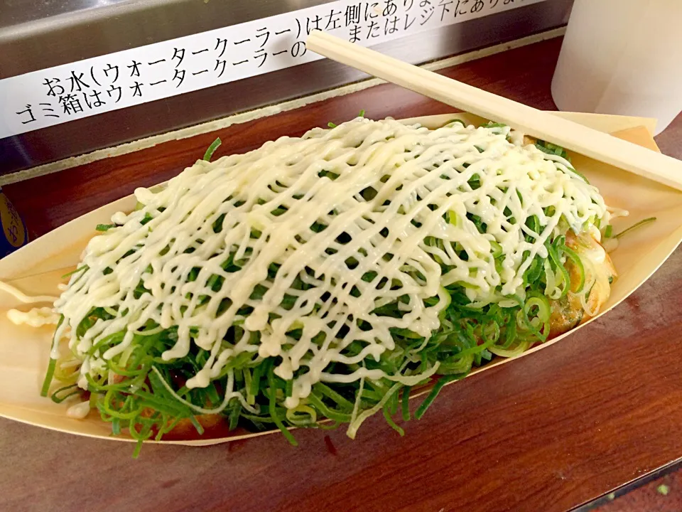 Snapdishの料理写真:はなだこのネギたこ焼き|まもくるさん