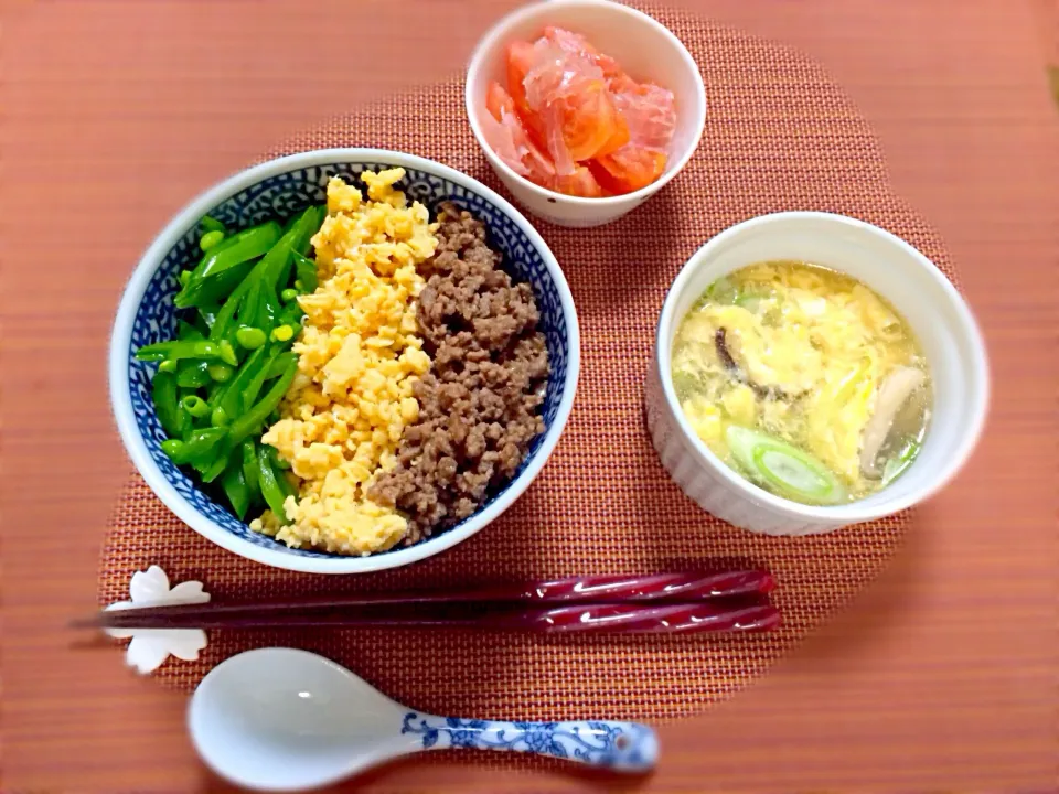 三色丼！|ゆき☆さん