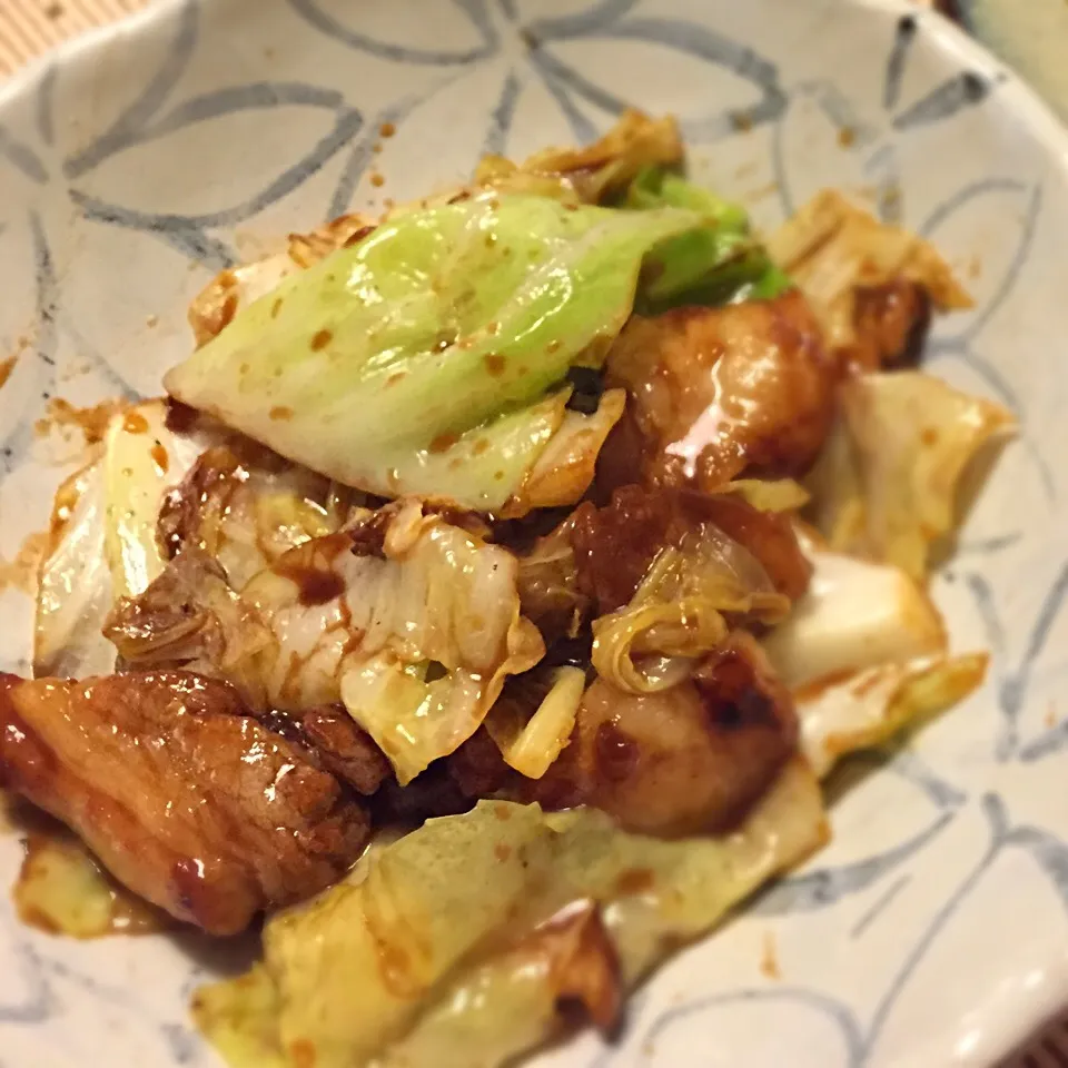 Snapdishの料理写真:甜麺醤で回鍋肉チャレンジ|Kazumi Kohdaさん