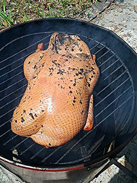 Snapdishの料理写真:Oolong Tea Brined Duck Smoking Yesterday by my Uncle #BBQ #Game #Meat/Poultry #Dinner #Main dish  🔥 😋 🔥 😋|Alisha GodsglamGirl Matthewsさん