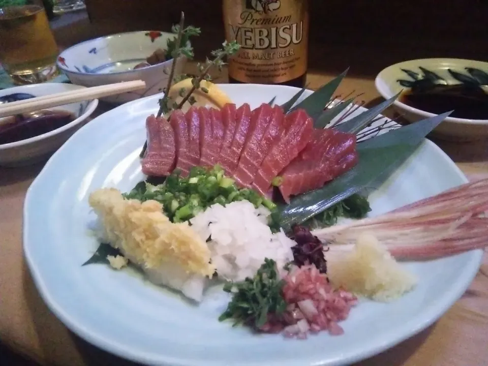 カツオの刺し身|東京ライオンズさん