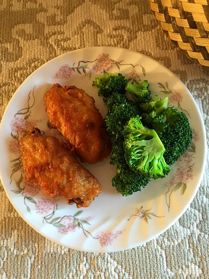 Chicken, broccoli, sticky rice 3/28|Didi Duangさん