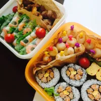 Snapdishの料理写真:お花見弁当♡|*Tomominnie*さん