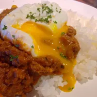 Snapdishの料理写真:ランチのキーマカレー|kumakichi benisyaketeiさん