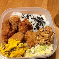 Snapdishの料理写真:旦那くんへのお弁当|naphtholscarletさん