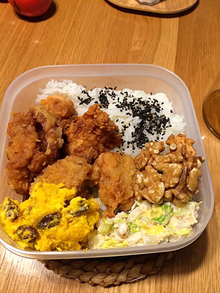 Snapdishの料理写真:旦那くんへのお弁当|naphtholscarletさん