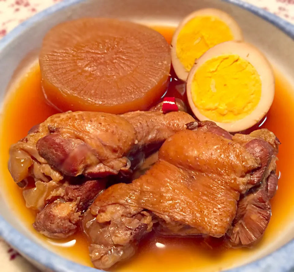 いくちゃんの料理♡手羽元と大根の煮物♬*゜トロトロ～💕|まるちゃんさん