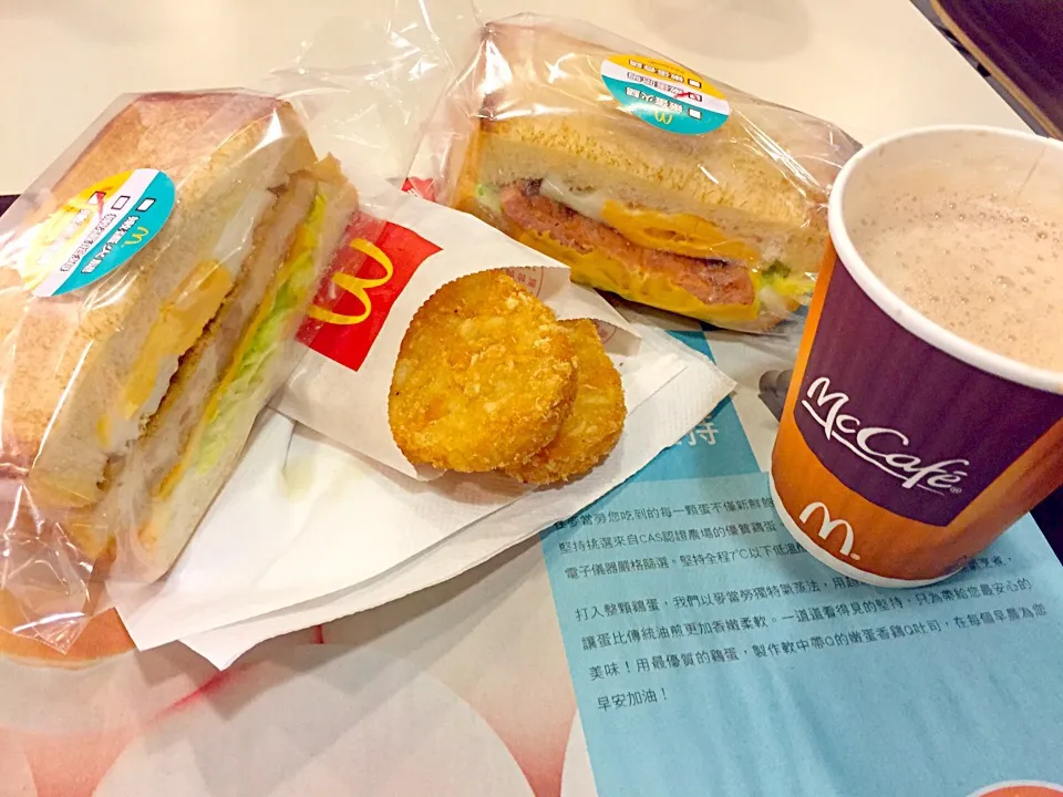 McDonald's Sandwich breakfast|Sky Blueさん