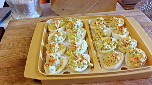 Avocado Deviled Eggs #Snack/Teatime 😋 #Side dish #Vegetable #Meat/Poultry #Dinner 😊|Alisha GodsglamGirl Matthewsさん