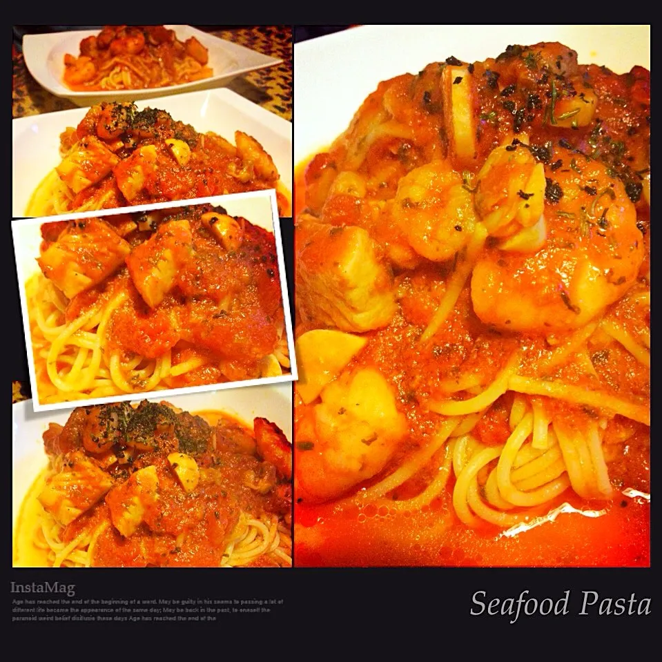 Fresh Seafood Marinara spaghetti|Emanuel Hayashiさん