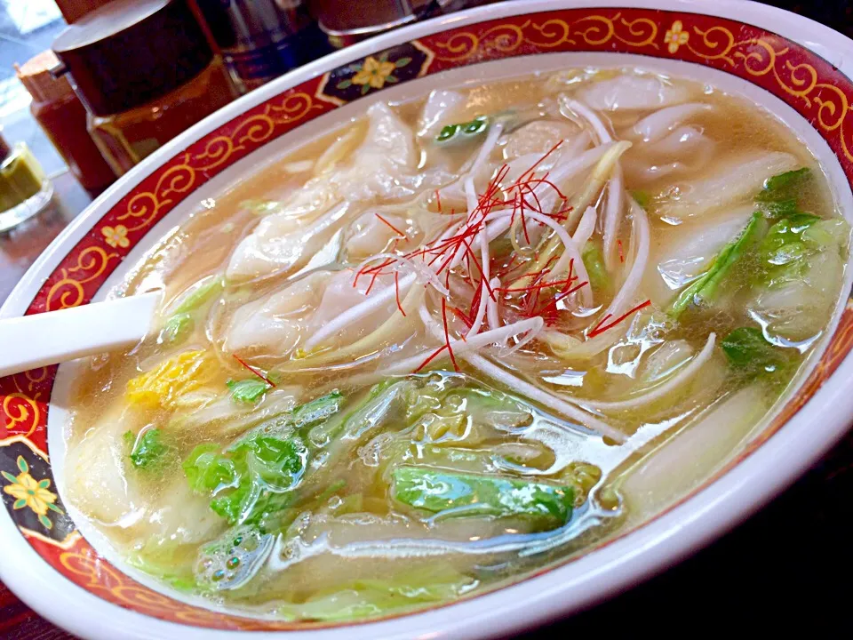 ちび塩わんたん麺🍜|おかっぴーさん