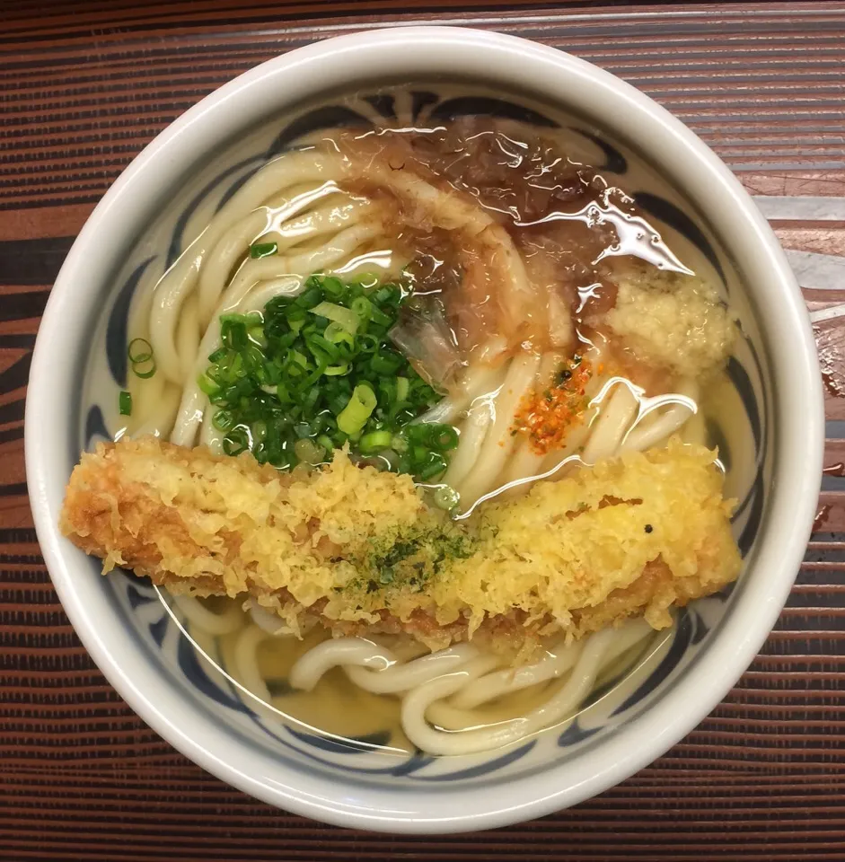 『古里うどん』のかけ小+ちくわ天|fujii saburoさん