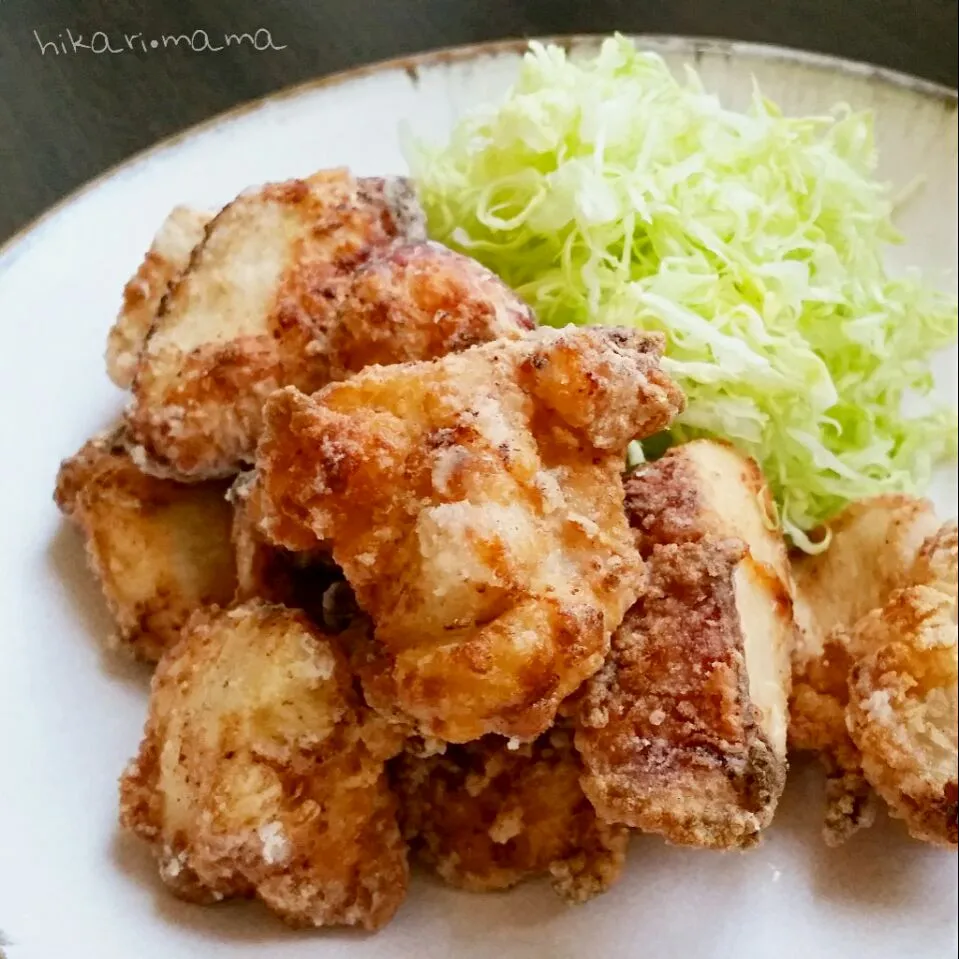 鶏ムネ肉の味噌漬けで竜田揚げ🙌|ひかりママさん