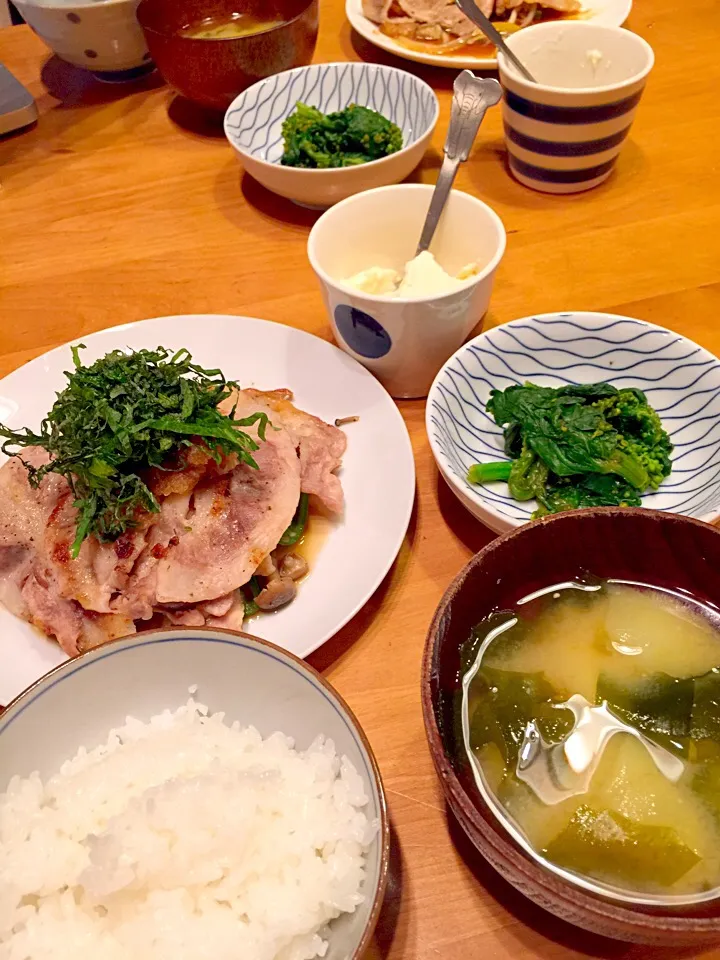 豚肉と野菜の大根おろしポン酢定食|samanthaさん