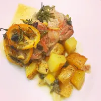 Baked Rosemary & Lemon Chicken with Capers|Abigail Aquinoさん