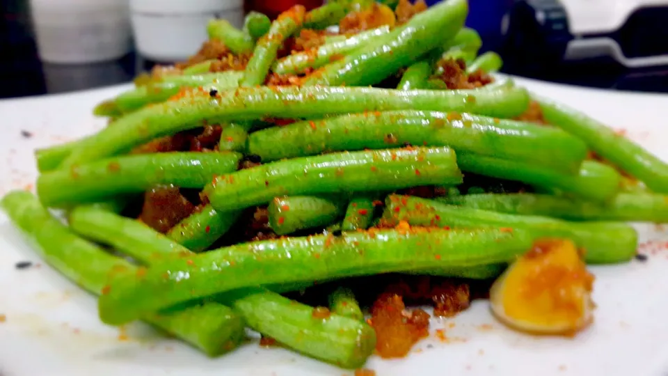 greenbean szechuan|ria lestariさん