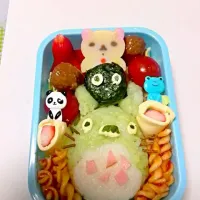 Snapdishの料理写真:トトロキャラ弁4作目|おたるっこさん