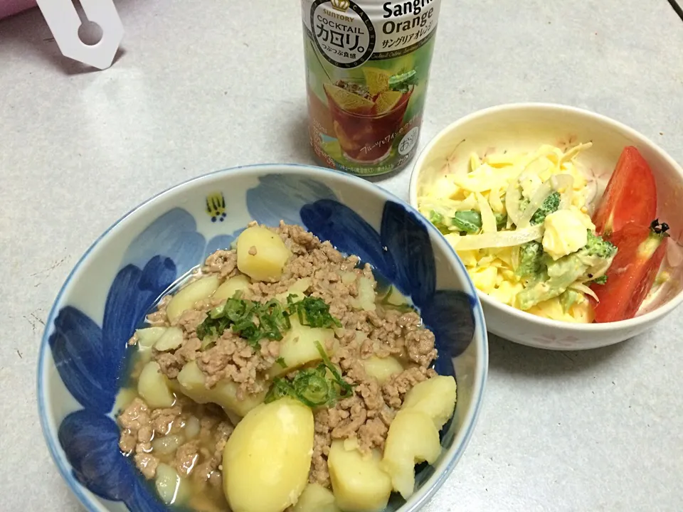 じゃがいも挽肉煮    、タルタルサラダ|中島麻衣さん