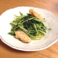 水菜と油揚げの煮浸し|みぃさん