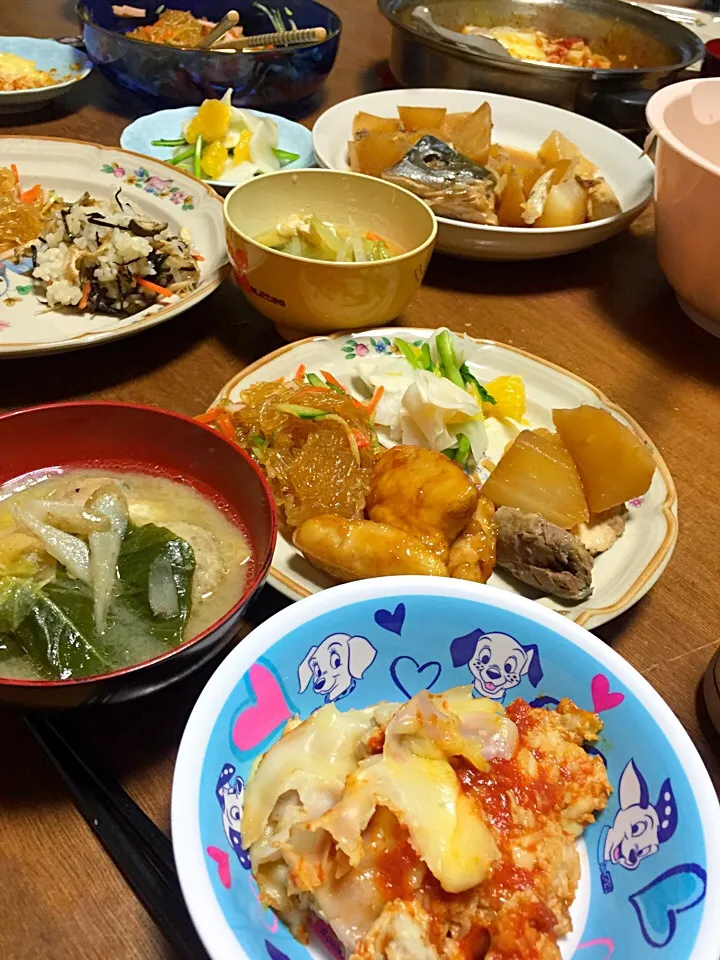 Snapdishの料理写真:実家でパーリィ|Shiho Hashimotoさん