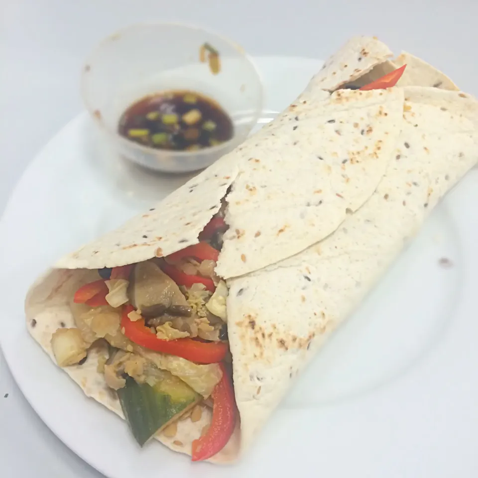 Ginger Scallion Chickpea Wrap|Cornelia Sandersさん