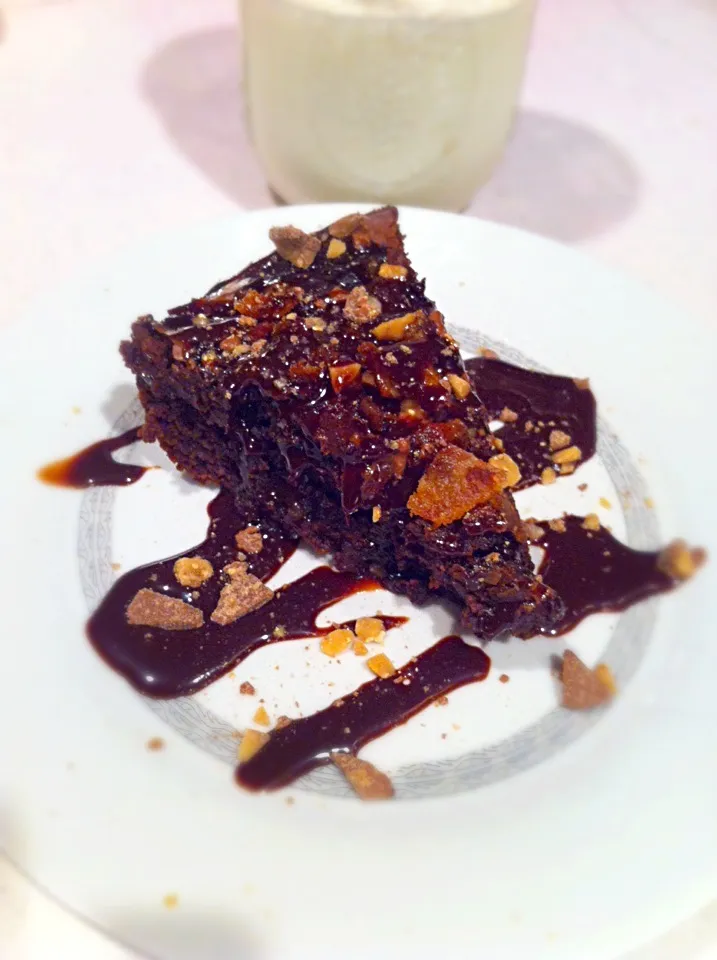 Snapdishの料理写真:Toffee Bacon Brownie|Ron Nolanさん