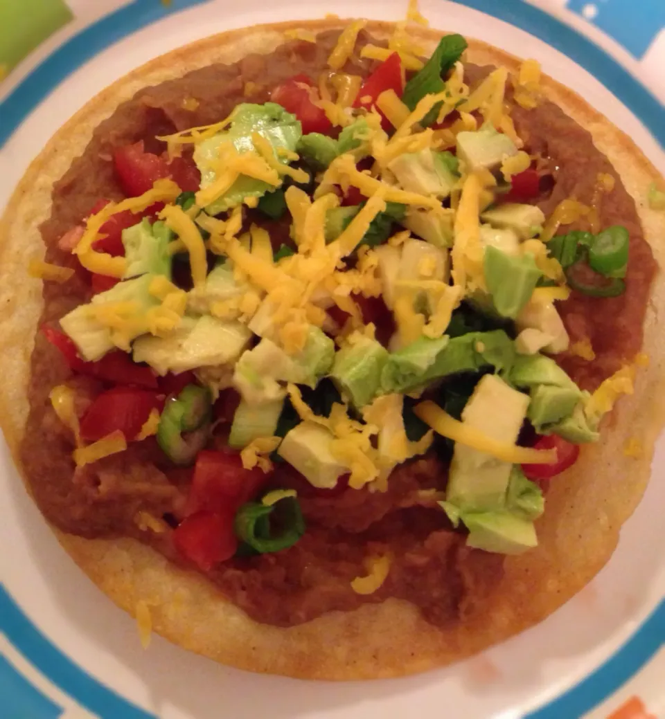 Snapdishの料理写真:Delicious Tostada 😋|Christine Artenさん