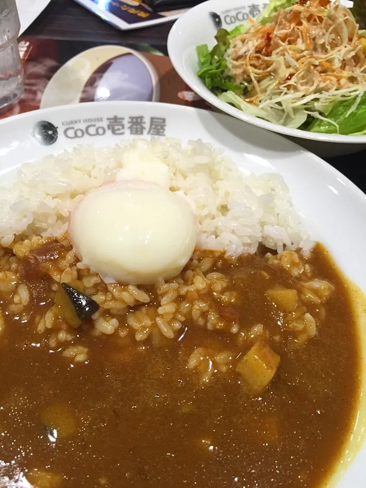 朝カレー温玉のせ(◍•ڡ•◍)❤|いつみさん