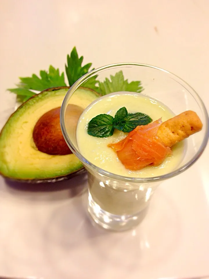 Sayaka's avocado and peach gazpacho|Sayakaさん