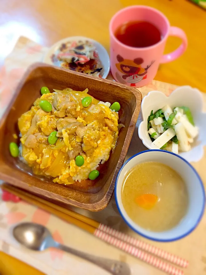 親子丼定食♪|☆マミ☆さん