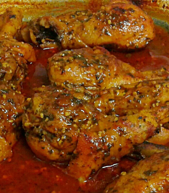 baked chicken with garlic|Sharee Johnsonさん