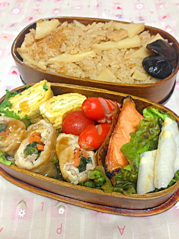 Snapdishの料理写真:4月1日お弁当…|Kumi Satouさん