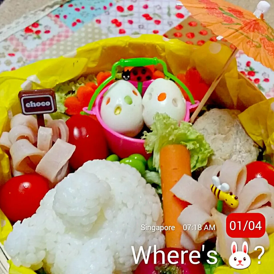 Snapdishの料理写真:Easter Bento|Chua Jeanさん