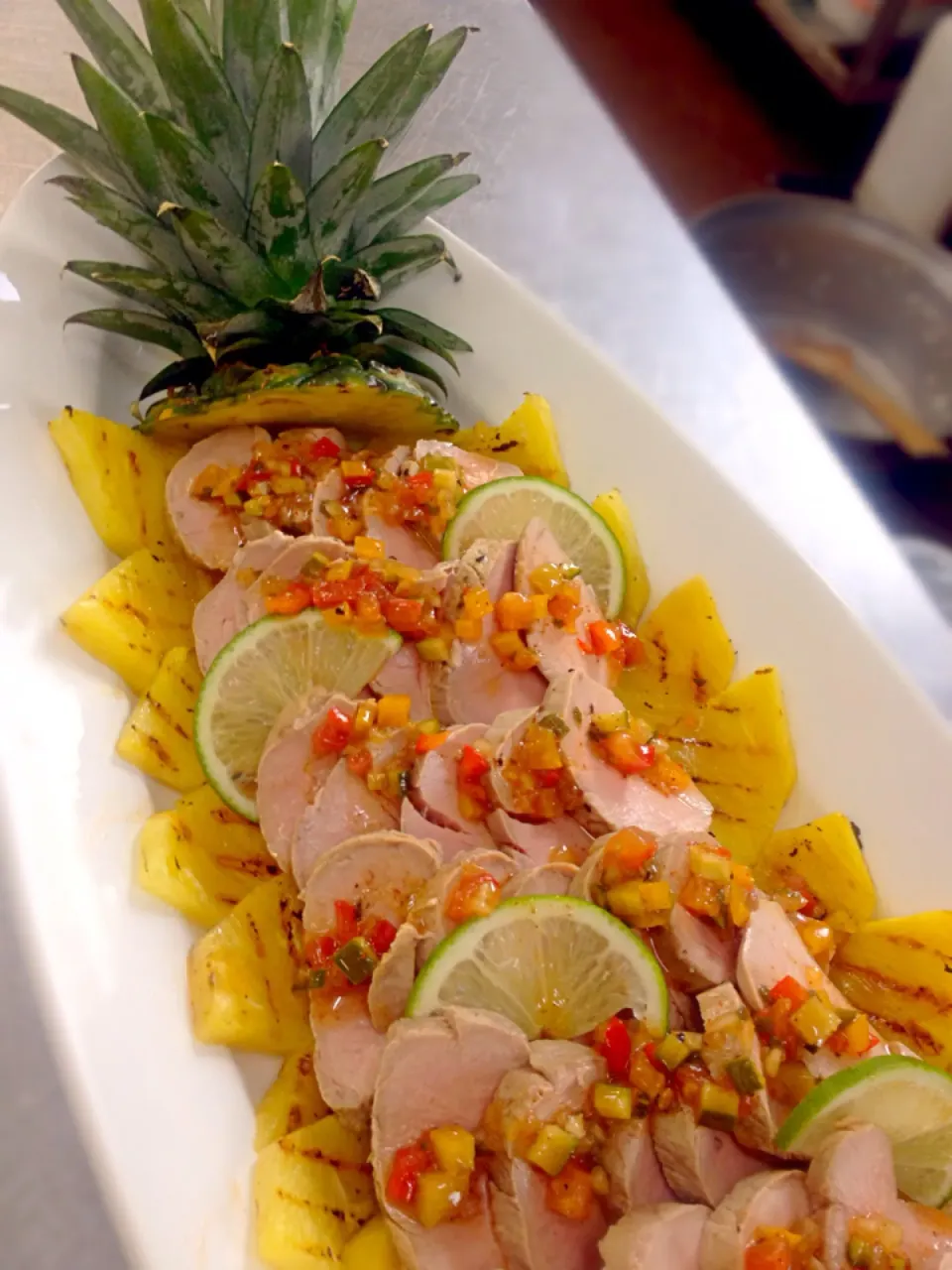 Sayaka's slow roasted pork and pineapple salsa|Sayakaさん