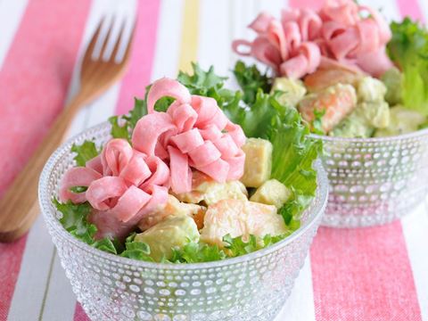 可愛いもの好きな女子に贈る ブーケサラダ は見て楽しい 食べて美味しい Snapdish スナップディッシュ