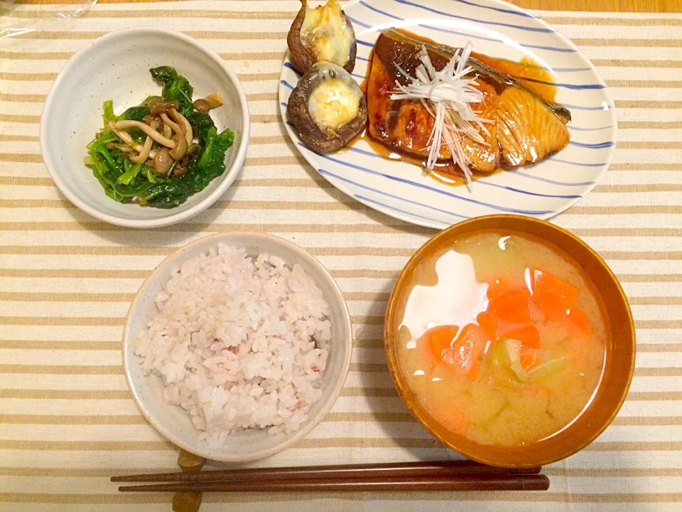 ブリの照り焼き|りんごーさん