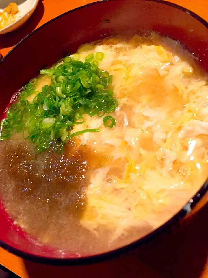 Snapdishの料理写真:二日酔いなのでにゅうめんを作ってみたよ〜とろろ昆布とかき玉！|Tomyさん