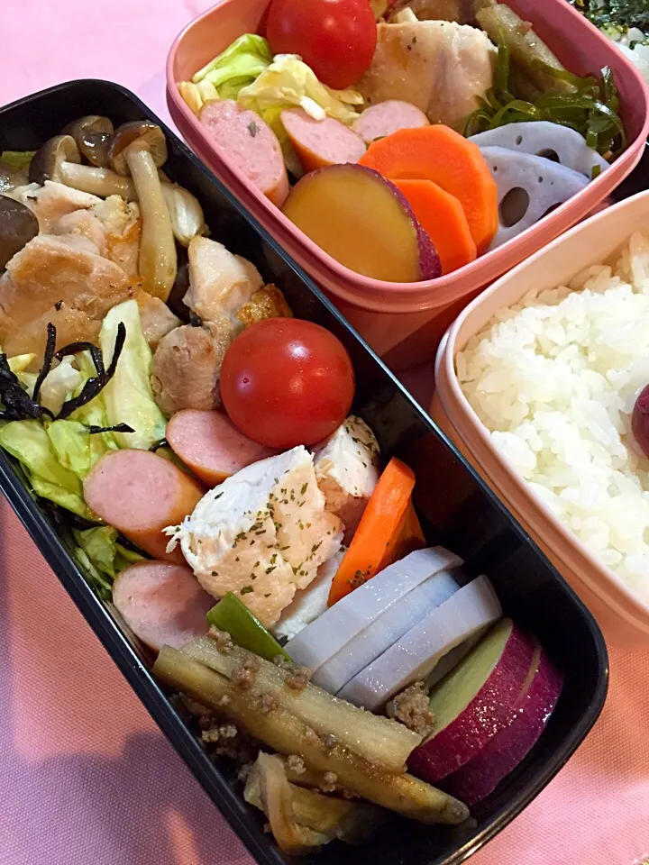 Snapdishの料理写真:今日のお弁当|chiinaさん