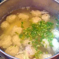 Snapdishの料理写真:Chicken shrimp ball soup|orangeさん